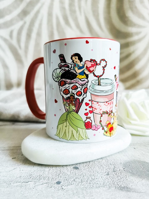 Mug tasse à café et a thé blanche A-comme-amour